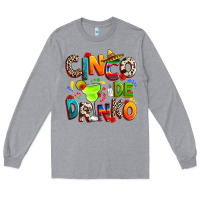Heather Grey Cinco de drinko Long Sleeve Tee - RanaPortraitStore