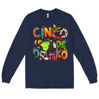 Navy Cinco de drinko Long Sleeve Tee - RanaPortraitStore
