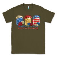 Army Green america mason jar Classic Tee - Zillion Design Studio