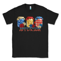 Black america mason jar Classic Tee - Zillion Design Studio