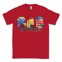 Red america mason jar Classic Tee - Zillion Design Studio