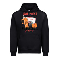 Black hot mess always stressed basketball mama Urban Hoodie - MaliasSmallBusiness