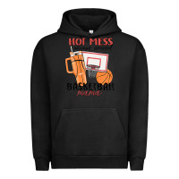 Pigment Black hot mess always stressed basketball mama Urban Hoodie - MaliasSmallBusiness
