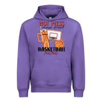 Tulip hot mess always stressed basketball mama Urban Hoodie - MaliasSmallBusiness