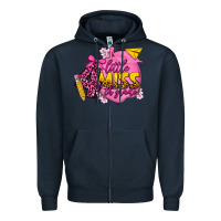 Navy little miss 4th grade Zipper Hoodie - texasbilliewilder