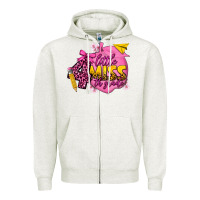 Oatmeal Heather little miss 4th grade Zipper Hoodie - texasbilliewilder