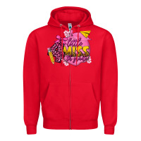 Red little miss 4th grade Zipper Hoodie - texasbilliewilder