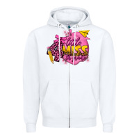 White little miss 4th grade Zipper Hoodie - texasbilliewilder