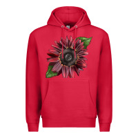 Cardinal chocolate sunflower Premium Hoodie - LillyAllenDesigns
