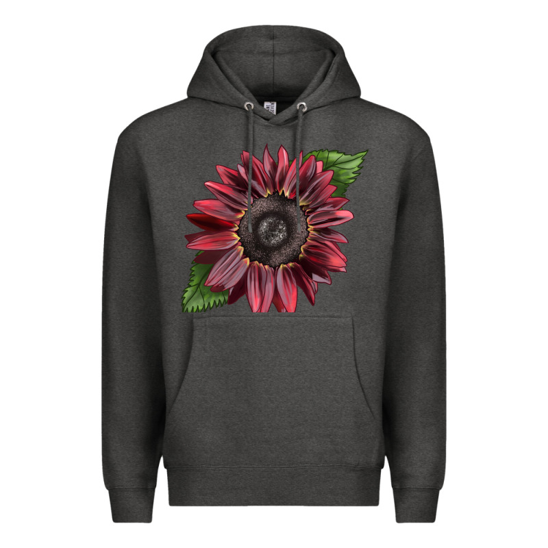 Chocolate Sunflower Premium Hoodie by LillyAllenDesigns | Teevron
