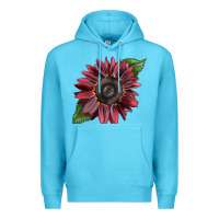 Ocean Blue chocolate sunflower Premium Hoodie - LillyAllenDesigns