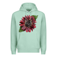 Seafoam chocolate sunflower Premium Hoodie - LillyAllenDesigns