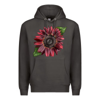 Smoke chocolate sunflower Premium Hoodie - LillyAllenDesigns