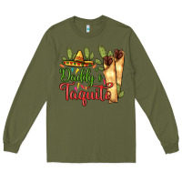 Army Green Daddy's taquito Long Sleeve Tee - RanaPortraitStore