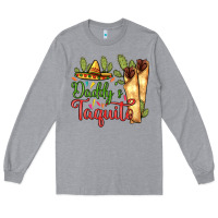 Heather Grey Daddy's taquito Long Sleeve Tee - RanaPortraitStore