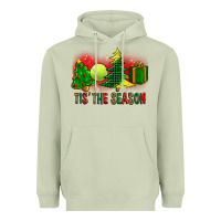 Matcha tis the season christmas with tennis ball and tree cookie Heavyweight Hoodie - FaDigitalArtStudio