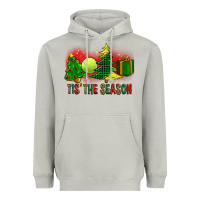 Moon Dust tis the season christmas with tennis ball and tree cookie Heavyweight Hoodie - FaDigitalArtStudio