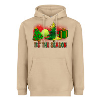 Tis The Season Christmas With Tennis Ball And Tree Cookie Heavyweight Hoodie | Teevron