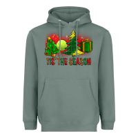 Sage tis the season christmas with tennis ball and tree cookie Heavyweight Hoodie - FaDigitalArtStudio