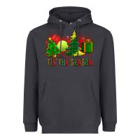 Smoke tis the season christmas with tennis ball and tree cookie Heavyweight Hoodie - FaDigitalArtStudio