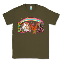 Easter Bunny Love With Rainbow Classic Tee | Teevron