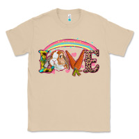 Mushroom Easter Bunny Love With Rainbow Classic Tee - RanaPortraitStore