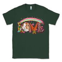 Sports Green Easter Bunny Love With Rainbow Classic Tee - RanaPortraitStore