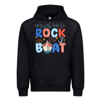 Black were just here to rock the boat Urban Hoodie - MaliasSmallBusiness