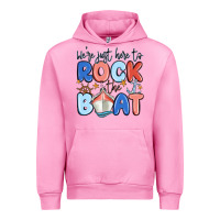 Fuchsia Pink were just here to rock the boat Urban Hoodie - MaliasSmallBusiness