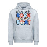 Heather Grey were just here to rock the boat Urban Hoodie - MaliasSmallBusiness