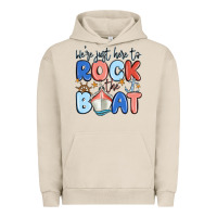 Pigment French Oak were just here to rock the boat Urban Hoodie - MaliasSmallBusiness