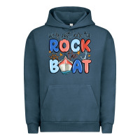 Pigment Midnight Navy were just here to rock the boat Urban Hoodie - MaliasSmallBusiness