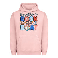 Pigment Salmon were just here to rock the boat Urban Hoodie - MaliasSmallBusiness