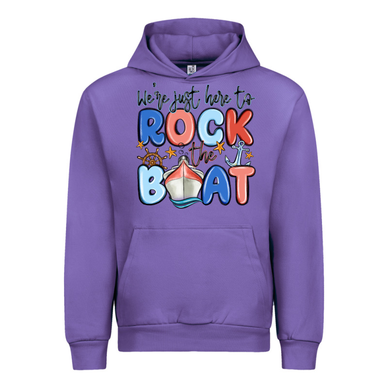 Were Just Here To Rock The Boat Urban Hoodie by MaliasSmallBusiness | Teevron