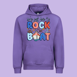 Were Just Here To Rock The Boat Urban Hoodie Designed By Maliassmallbusiness