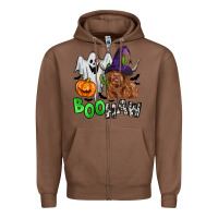 Chestnut boohaw Zipper Hoodie - Zillion Design Studio