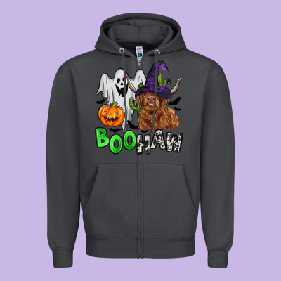 Boohaw Zipper Hoodie Designed By Zillion Design Studio
