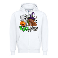 White boohaw Zipper Hoodie - Zillion Design Studio