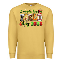 Antique Gold i am just here for field day  2023 Premium Sweatshirt - AdoDesignShop