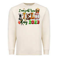 Sandshell i am just here for field day  2023 Premium Sweatshirt - AdoDesignShop
