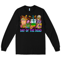 Black Day of the dead coffee cups Long Sleeve Tee - RanaPortraitStore