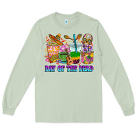 Matcha Day of the dead coffee cups Long Sleeve Tee - RanaPortraitStore