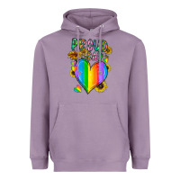 Lavender proud dad love Heavyweight Hoodie - CowhideDigitalArt