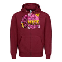 Burgundy little miss 5th grade Zipper Hoodie - texasbilliewilder