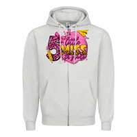 Dove Grey little miss 5th grade Zipper Hoodie - texasbilliewilder