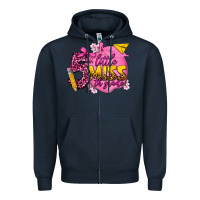 Navy little miss 5th grade Zipper Hoodie - texasbilliewilder