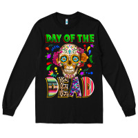 Black Day of the dead Long Sleeve Tee - RanaPortraitStore