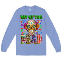 Colony Blue Day of the dead Long Sleeve Tee - RanaPortraitStore