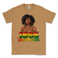 Toasted Coconut 1865 juneteenth with afro black woman Classic Tee - texasbilliewilder
