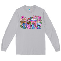Moon Dust stitch with lilo coffee cups Long Sleeve Tee - AdoDesignShop